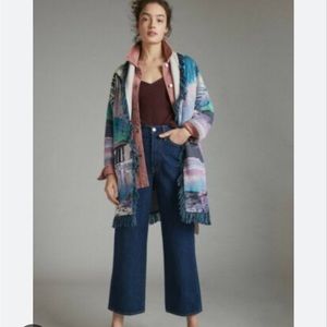 Anthropologie Aldo-Martins Moira Fringed Cardigan Small